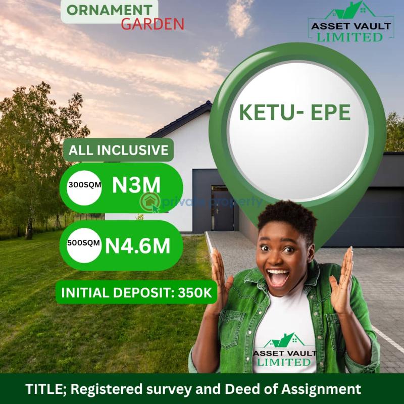 Mixed use Land For Sale Ornament Garden Estate Located In Fast Growing Corridor Of Ketu Epe Lagos - 1