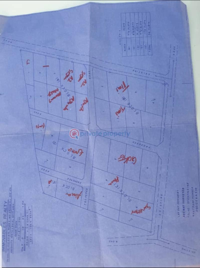 Residential Land For Sale Oke Ata Abeokuta Ogun - 0