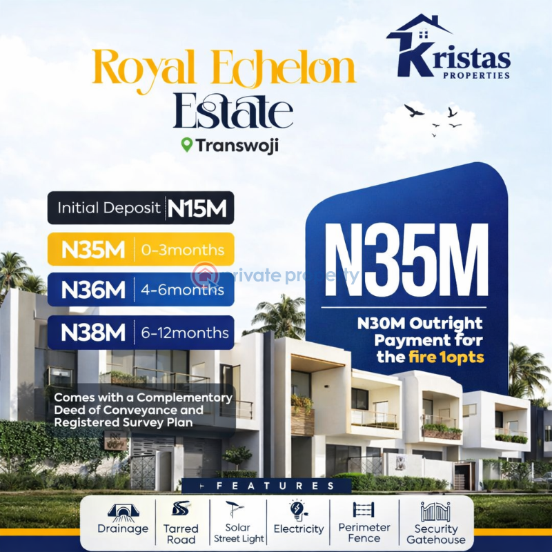 Mixed use Land For Sale Transwoji/ Woji Alesa Port Harcourt Rivers - 0