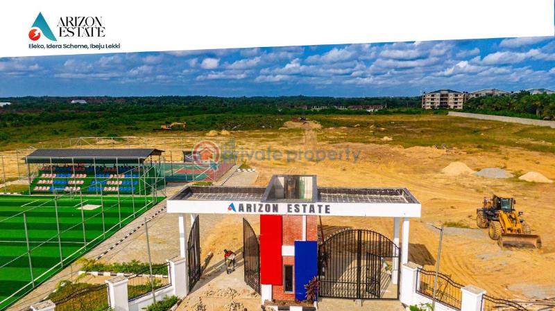 Residential Land For Sale Arizon Estate Sharing Boundary With Pan Atlantic University Idera Scheme Eleko Eleko Ibeju-Lekki Lagos - 2