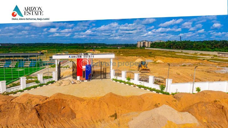 Residential Land For Sale Arizon Estate Sharing Boundary With Pan Atlantic University Idera Scheme Eleko Eleko Ibeju-Lekki Lagos - 3