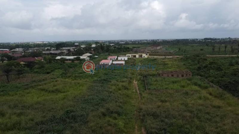 Land For Sale Almond County, 10 Minutes Drive From Redemption Camp Mowe Ogun area  - 1
