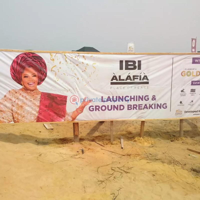 Land For Sale Ibi Alafia Oke Osho Epe Ikorodu Expressway Beside Dukia