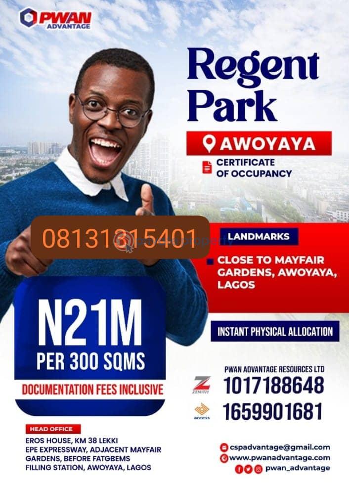 Residential Land For Sale Awoyaya Ibeju-Lekki Lagos