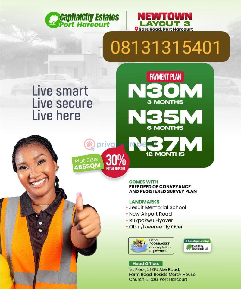 Mixed use Land For Sale Sars Road, Elikpwuodu Ring Road Rivers 