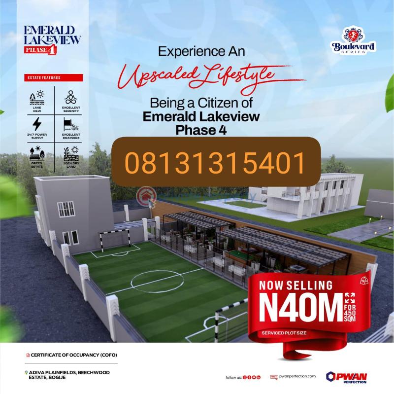 Mixed use Land For Sale Adiva Plainfields,bogije Ibeju-Lekki Lagos