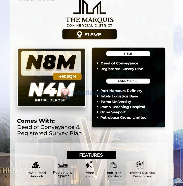 Commercial Land For Sale Eleme Port Harcourt Rivers