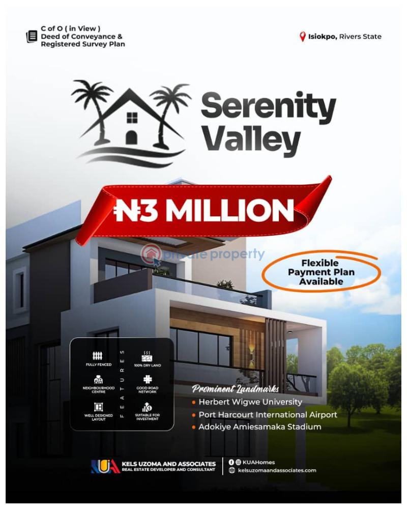 Residential Land For Sale Isiopko Port Harcourt Rivers