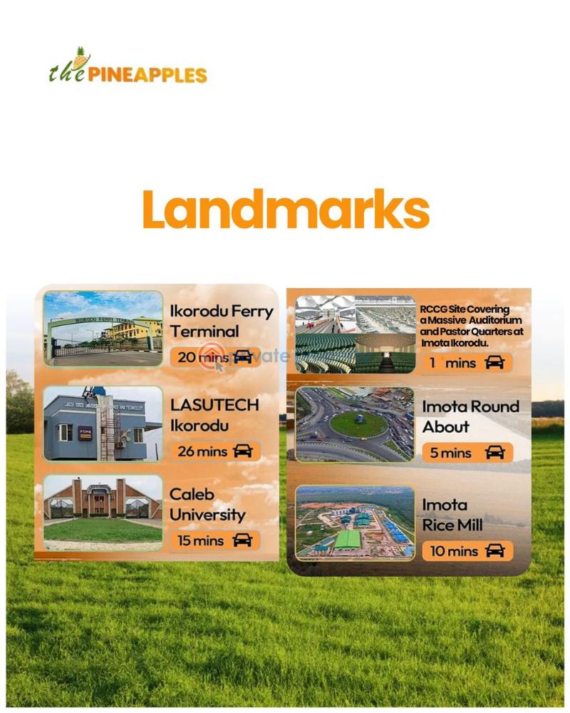 Residential Land For Sale The Pinapples 2.0 Estate Imota,ikorodu,ogun State Ogun area  - 2