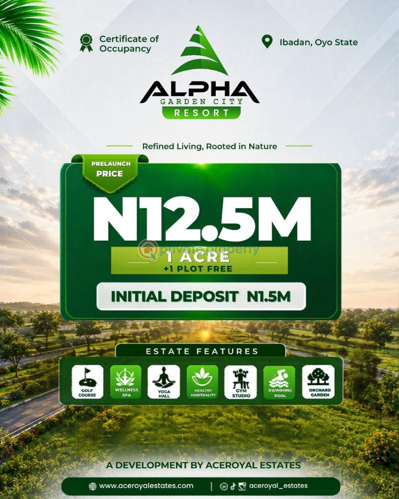Residential Land For Sale Alpha Gardens City Ibadan Ibadan Oyo - 0