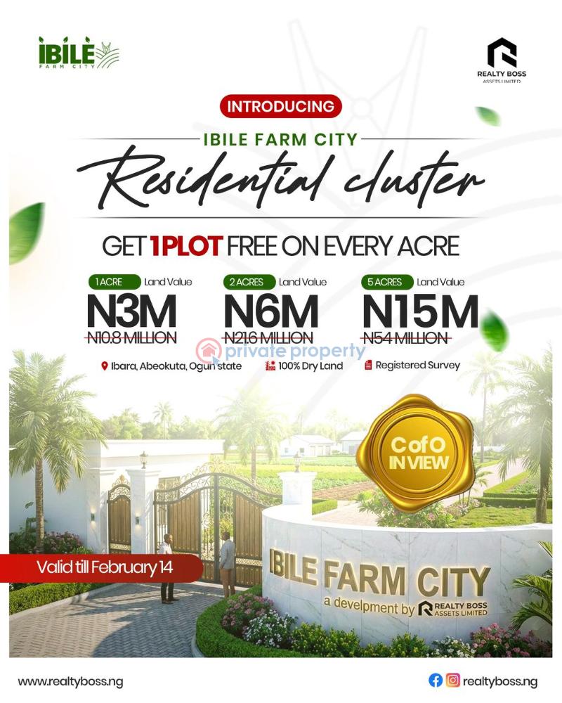 Residential Land For Sale Ibile Farm City Ibara Abeokuta Ogun State Lagos Abeokuta Ogun - 5