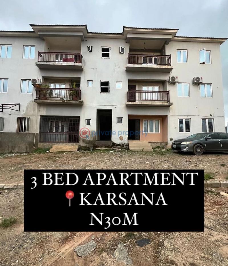 3 bedroom Block Of Flats For Sale Kaniz Estate Karsana Abuja Phase 3  - 0