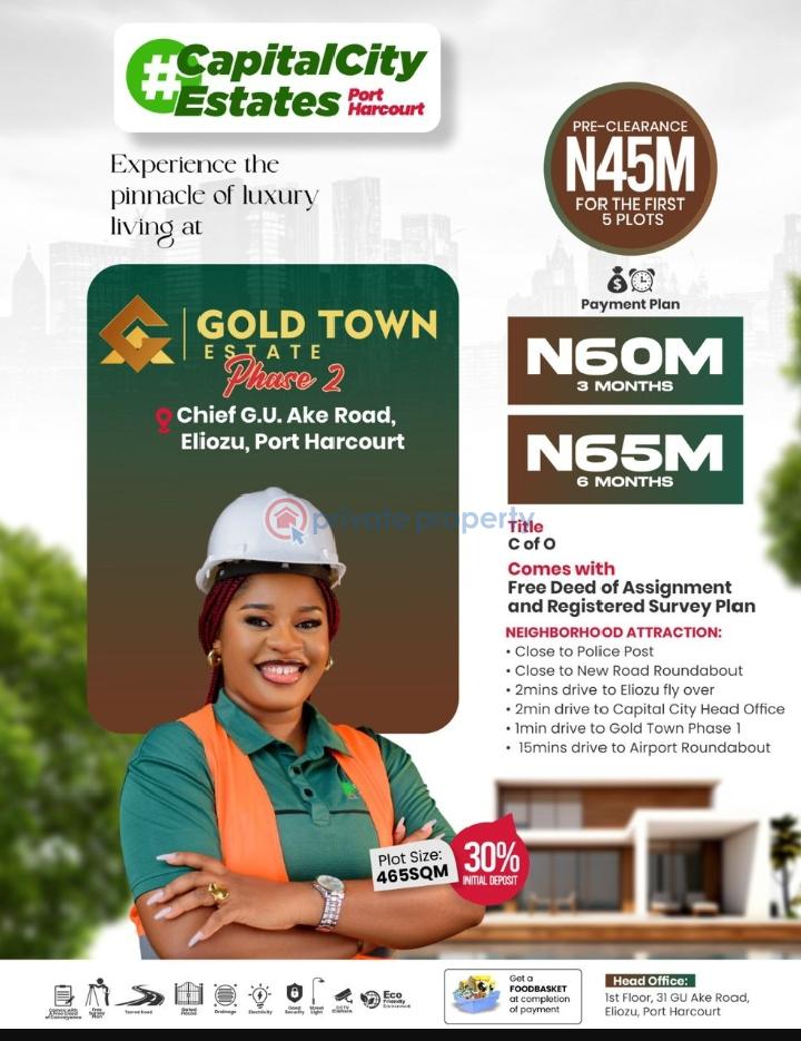 Residential Land For Sale Port Harcourt Rivers