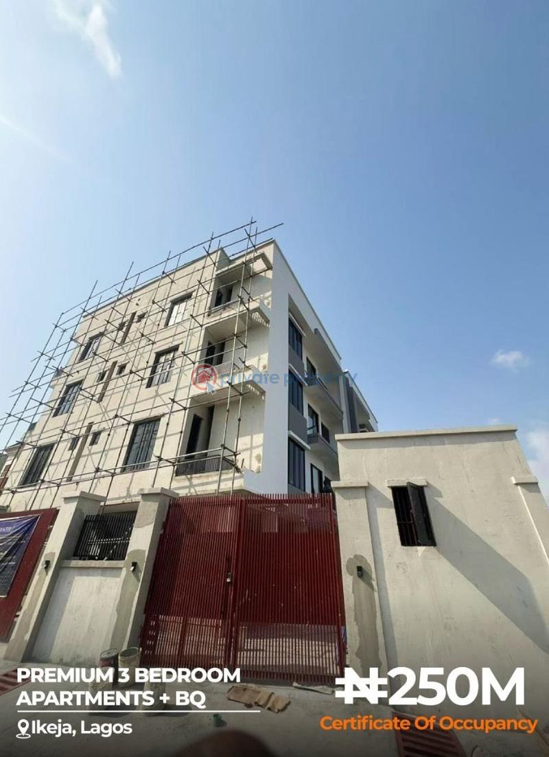 3 bedroom Flat & Apartment For Sale Allen Avenue Ikeja Lagos - 0