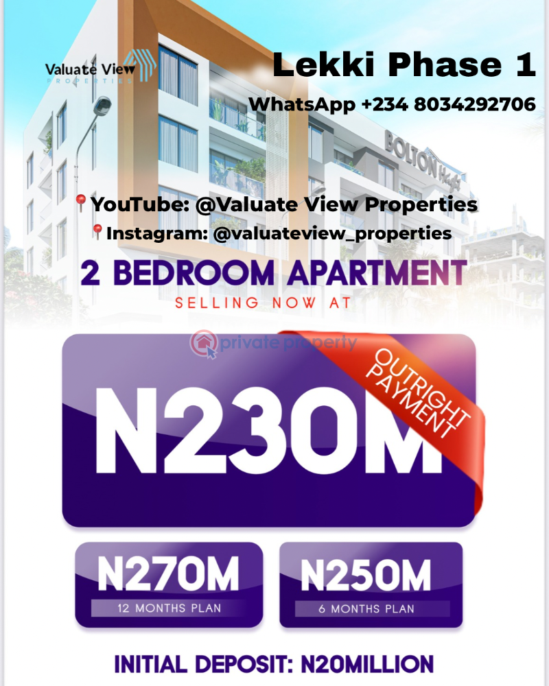 2 bedroom Block Of Flats For Sale Lekki Foreshore Lekki Phase 1 Lagos - 0