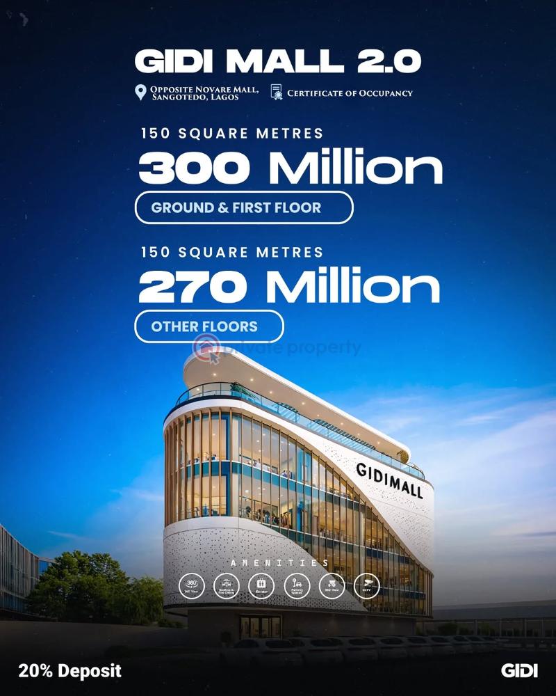 Mall/Complex/Plaza For Sale Sangotedo Axis Sangotedo Ajah Lagos - 2