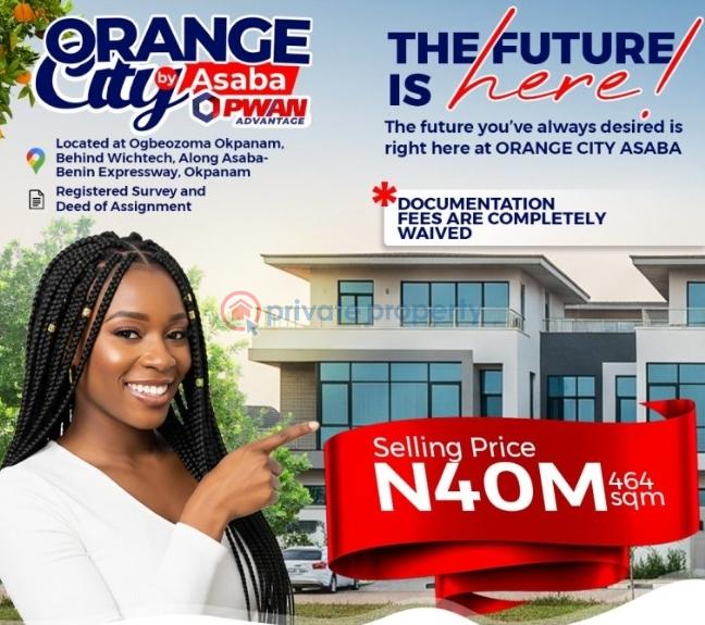 Residential Land For Sale Orange City, Okpanam, Asaba Asaba Delta