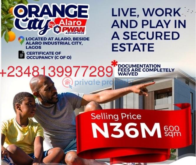 Mixed use Land For Sale Orange City By Alaro City Eleko Ibeju-Lekki Lagos