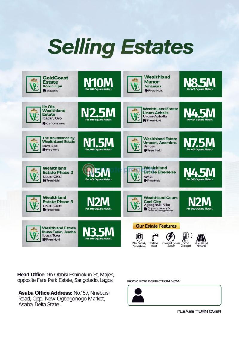Residential Land For Sale Epe Lagos