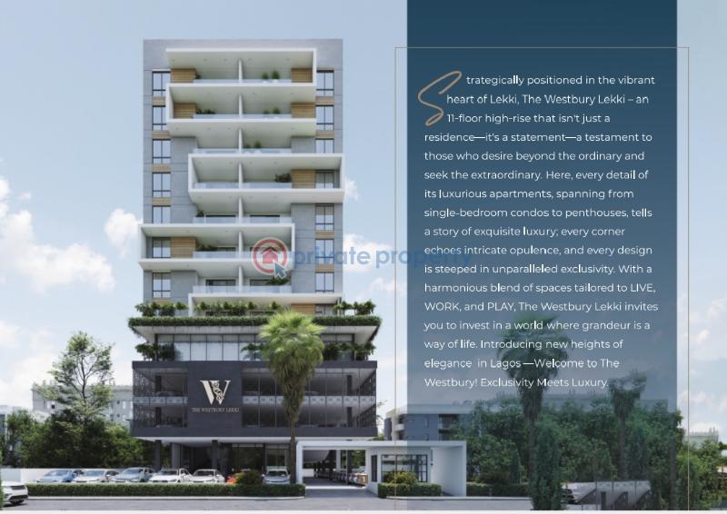 1 bedroom Block Of Flats For Sale Lekki Phase 1 Lagos - 1