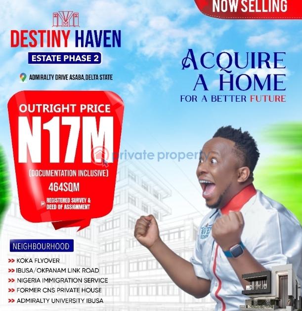 Residential Land For Sale Destiny Haven Estate, Admiralty Drive Asaba Delta