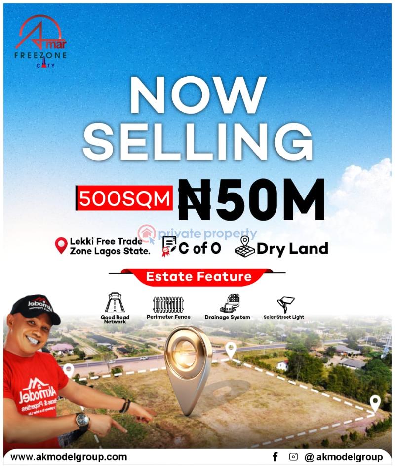 Residential Land For Sale Akmar Free Zone City Beside Lekki Free Trade Zone Origanrigan Village Ibeju Lekki Origanrigan Ibeju-Lekki Lagos - 0