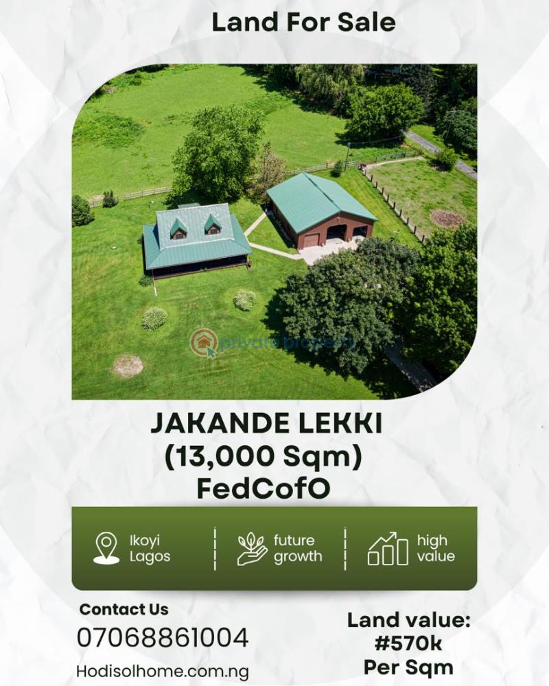Residential Land For Sale Jakande Lekki Lagos