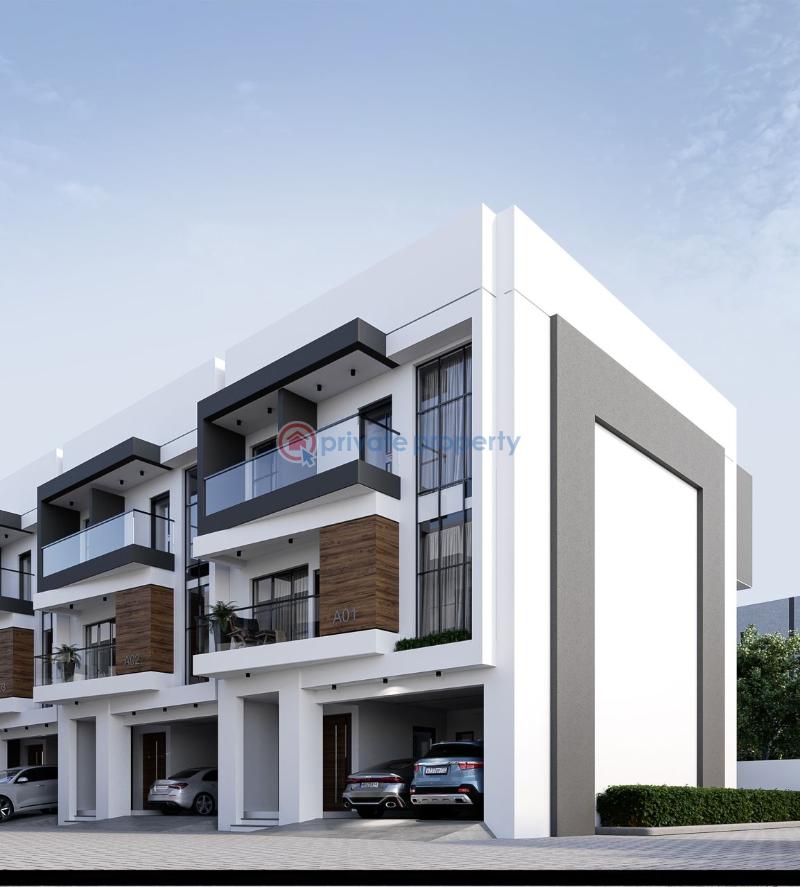 4 bedroom House For Sale Atican Beach Drive,okun Town Beside Santa Cruz Beach Off Abraham Adesanya Roundabout Okun Ajah Lagos - 0