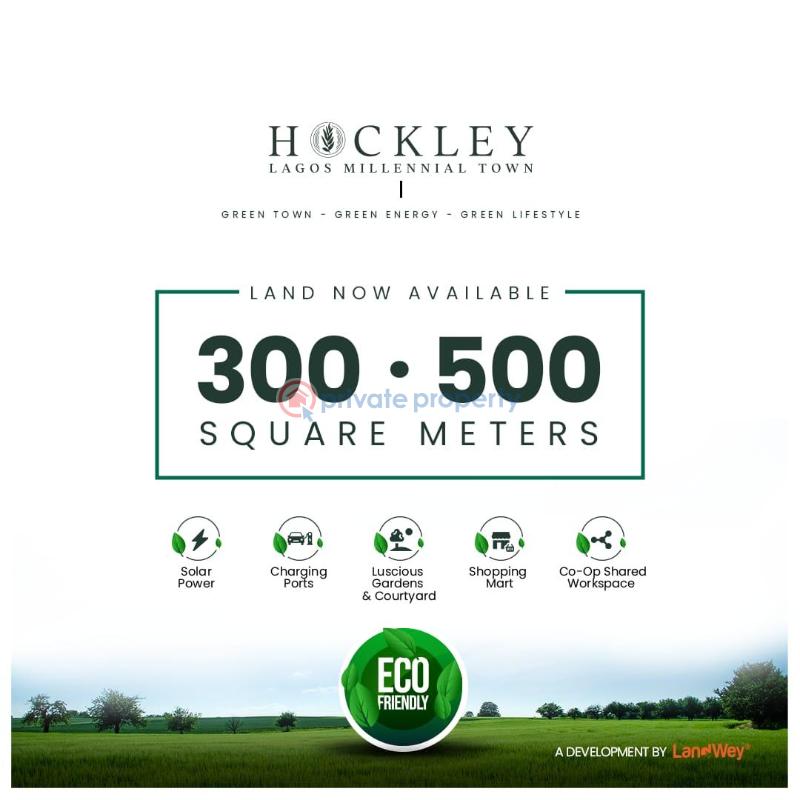 For sale Land Hockley Lagos Millennial Town Sangotedo, Lekki Epe
