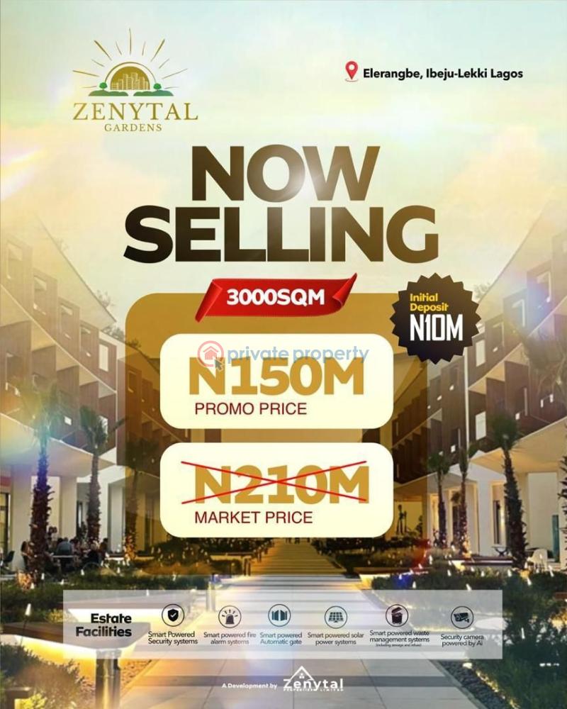 Residential Land For Sale Zenytal Gardens Is Located At Eleranigbe Ibeju-Lekki Lagos - 1