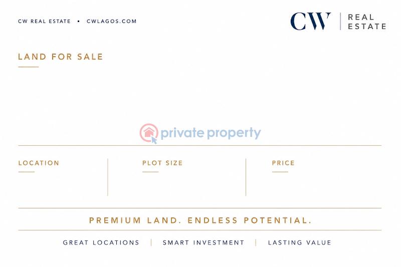 Joint Venture Land For Sale Lekki Lagos