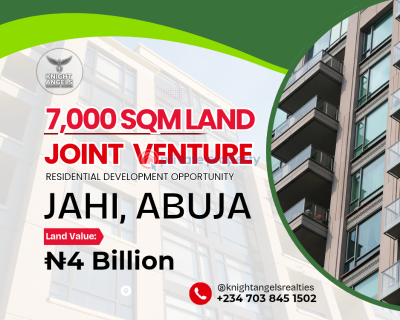 Joint Venture Land For Sale Jahi Abuja Phase 2 