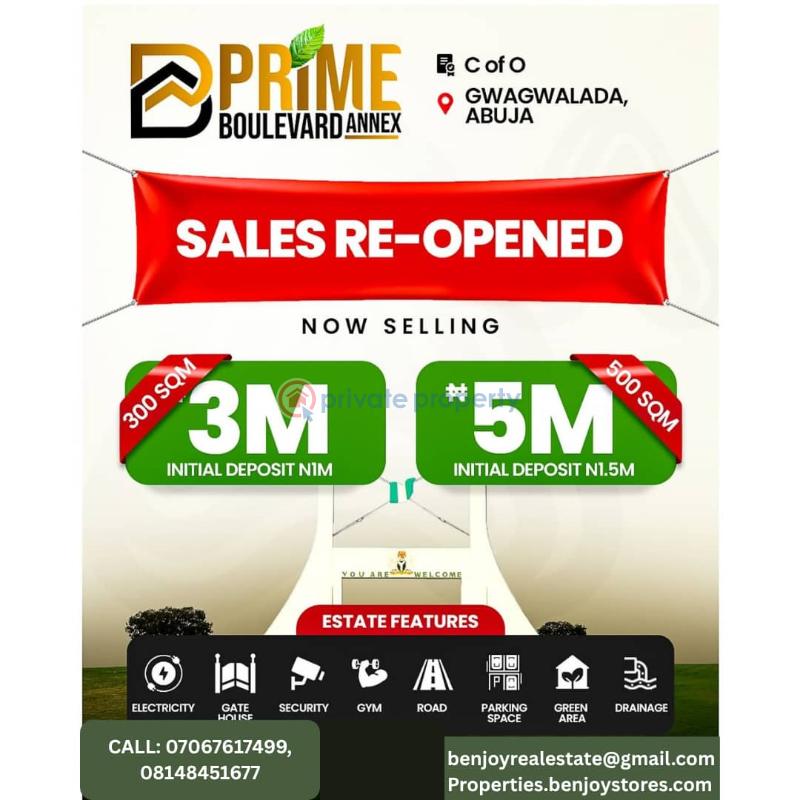 Land For Sale Gwagwalada Abuja Phase 4 