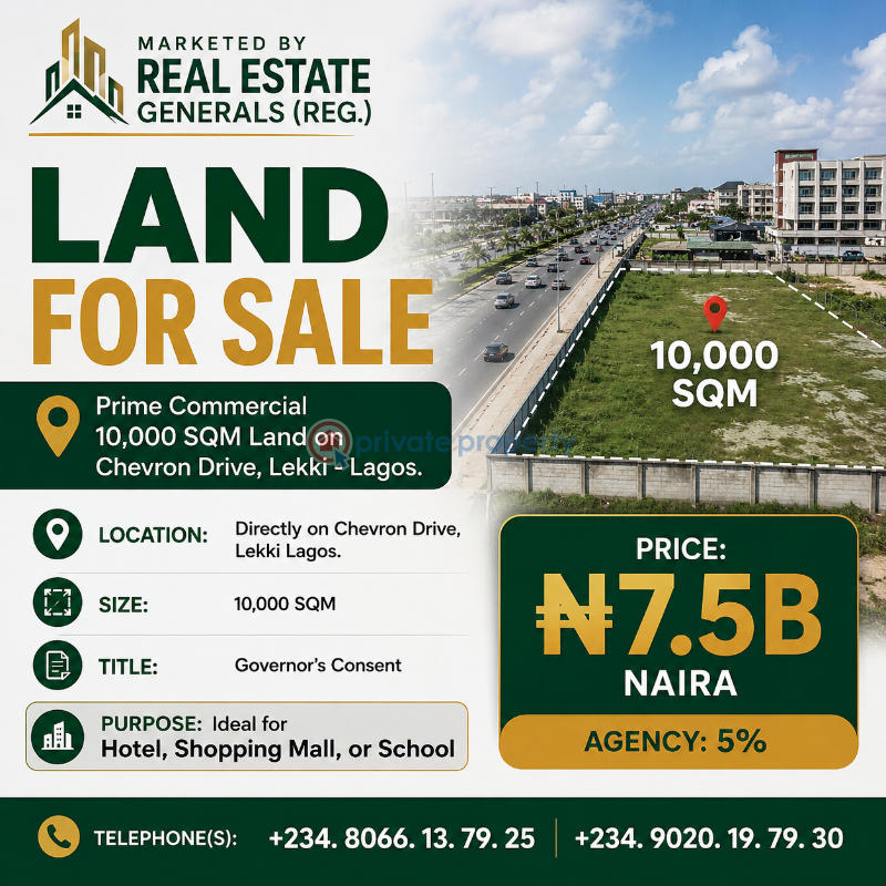 Commercial Land For Sale Chevron Drive Lekki Lagos - 6