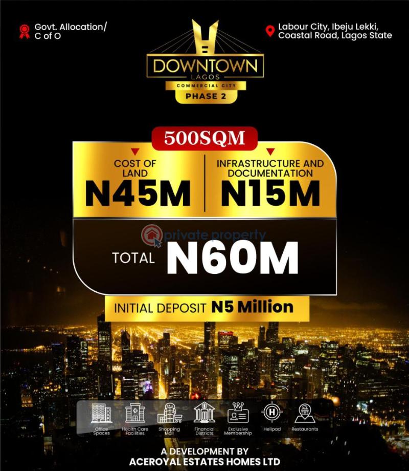 Commercial Property For Sale Downtown Lagos Phase 2 Along The Bustling Coastal Road Corridor In Ibeju Lekki Iberekodo Ibeju-Lekki Lagos - 9