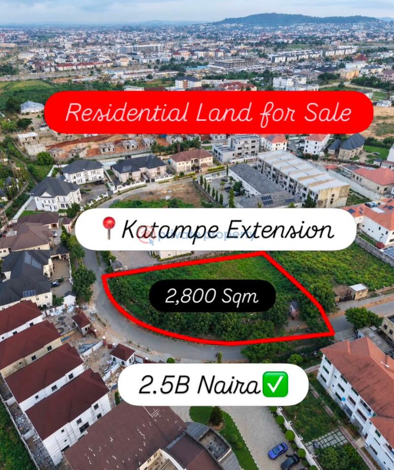 Residential Land For Sale Katampe Ext. Abuja Phase 2 
