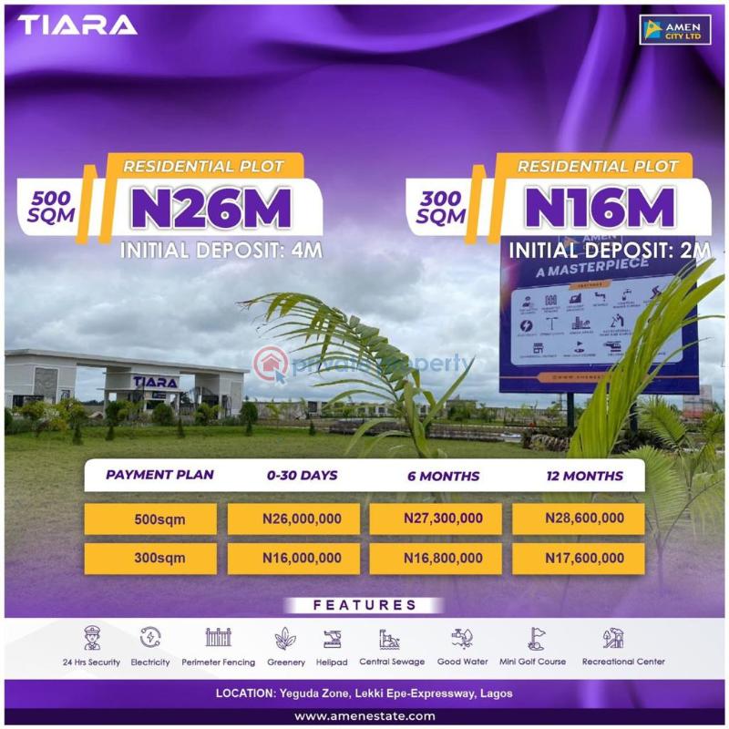 Residential Land For Sale By Pan Africa University , Tiara Estate Eleko Ibeju-Lekki Lagos - 4