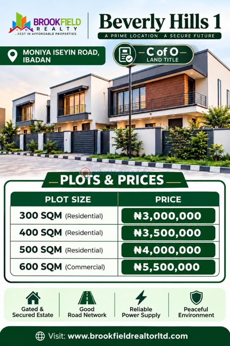 Residential Land For Sale Moniya Ibadan Oyo