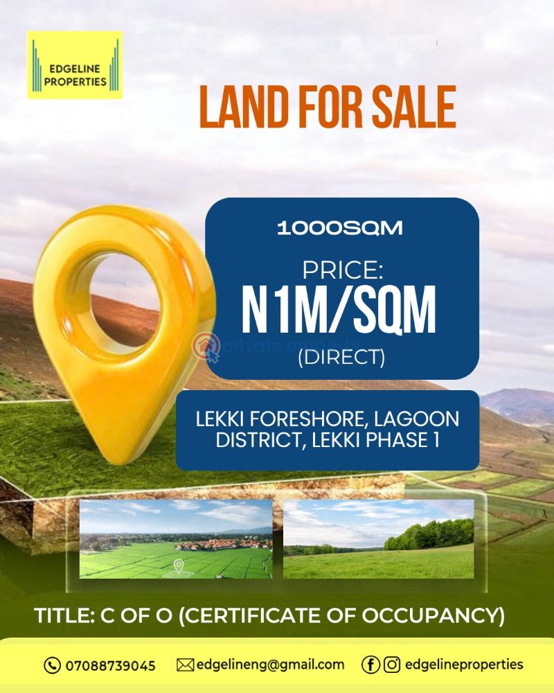Residential Land For Sale Lekki Phase 1 Lagos