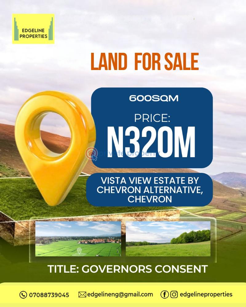 Residential Land For Sale Vista View Estate By Chevron Alternative Chevron Drive Lekki Lagos