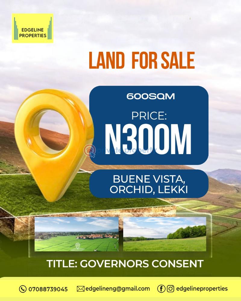 Residential Land For Sale Buene Vista, Orchid Lekki Lagos