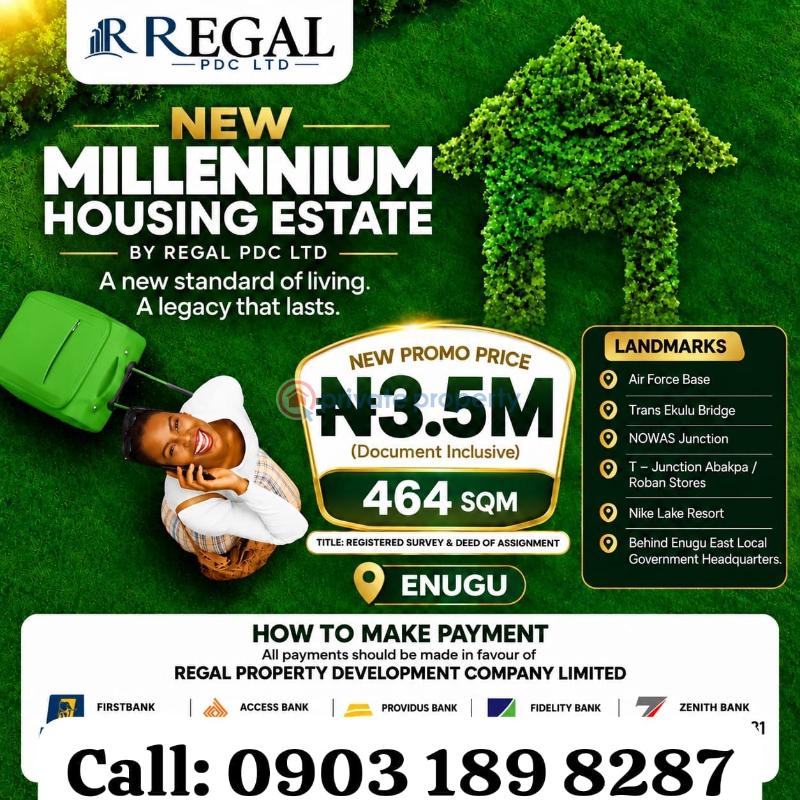 Mixed use Land For Sale T Junction, Abakpa/roban Stores/air Force Base Enugu Area 