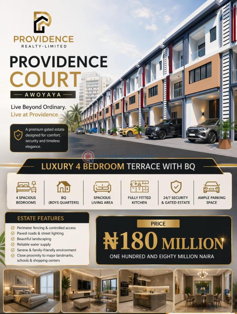 4 bedroom Terraced Duplex For Sale Awoyaya Ibeju-Lekki Lagos - 0