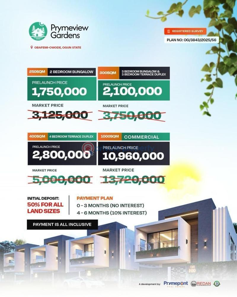 Residential Land For Sale Obafemi Owode Ogun