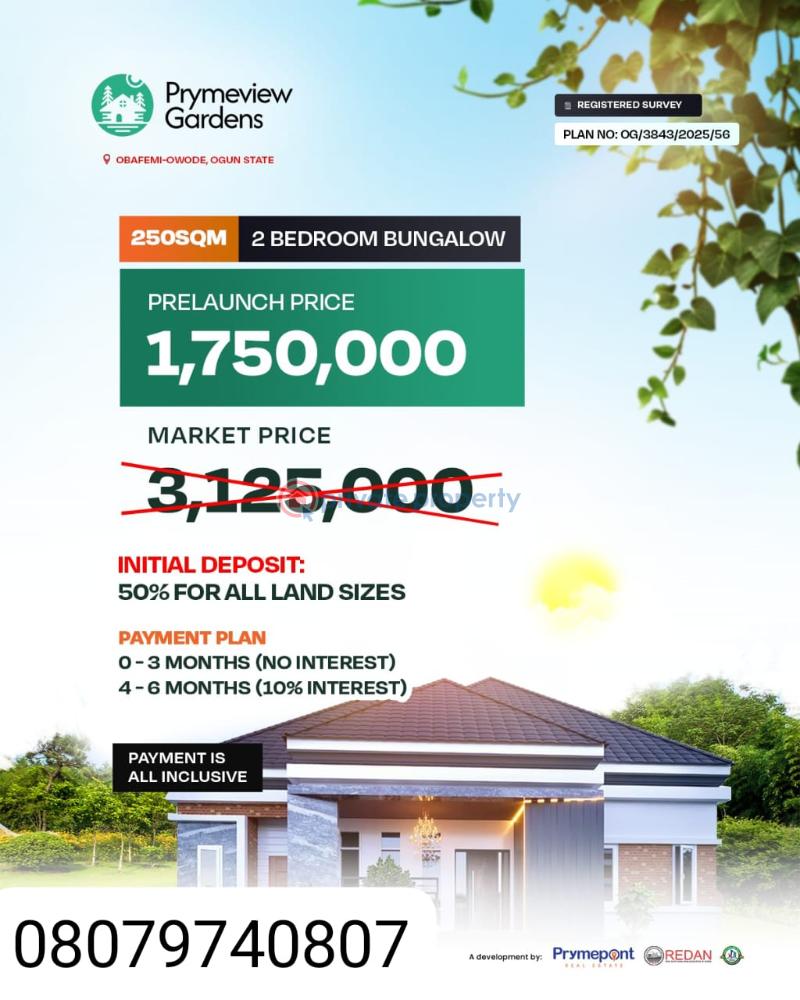 Landed property - 0 Mixed use Land For Sale Obafemi Owode Ogun - 0
