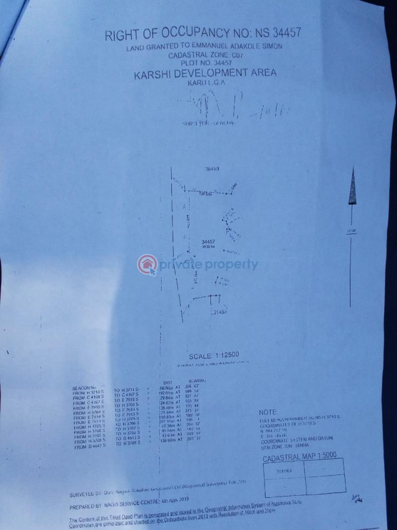 Land For Sale Karshi Development Area Karu Abuja Phase 4 