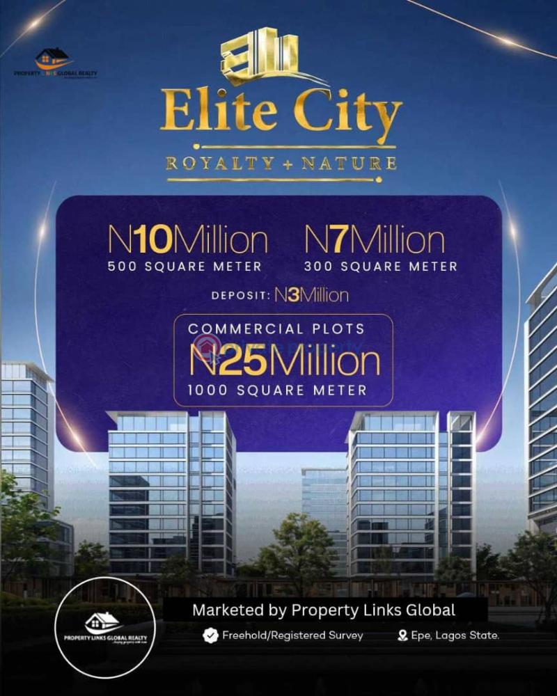 Residential Land For Sale Elite City At Temu, Epe Epe Lagos