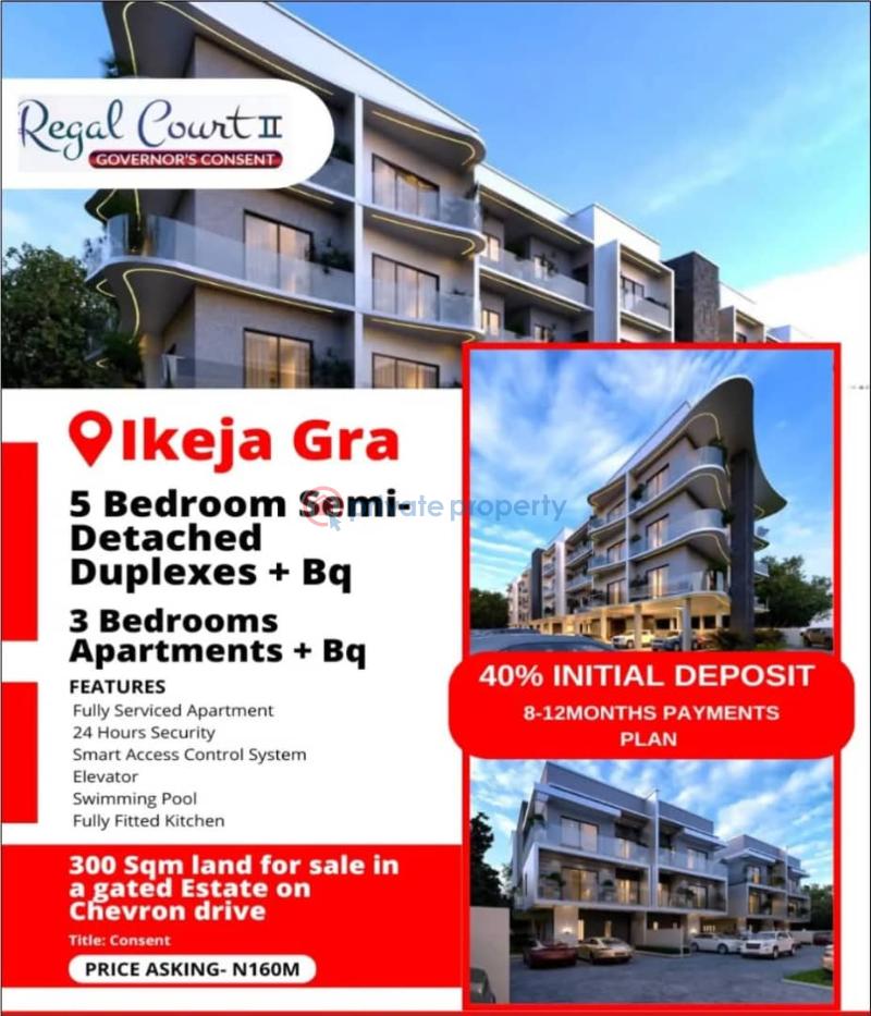 Regal court: 3 bedroom flat in ikeja gra - 1 3 bedroom Shared Apartment For Sale . Ikeja GRA Lagos - 1