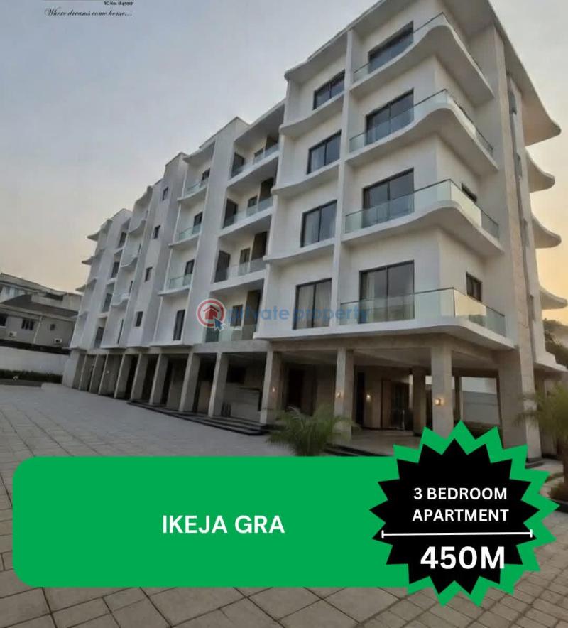 3 bedroom Shared Apartment For Sale . Ikeja GRA Lagos - 0