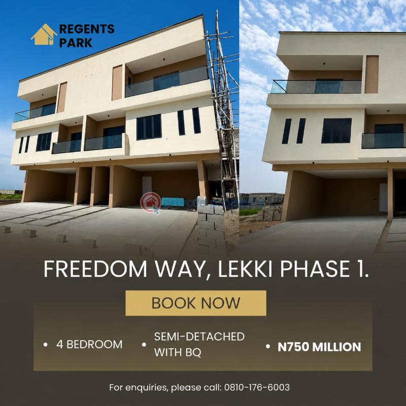 4 bedroom Semi detached Duplex For Sale End Of Freedom Way Lekki Phase 1 Lagos - 19